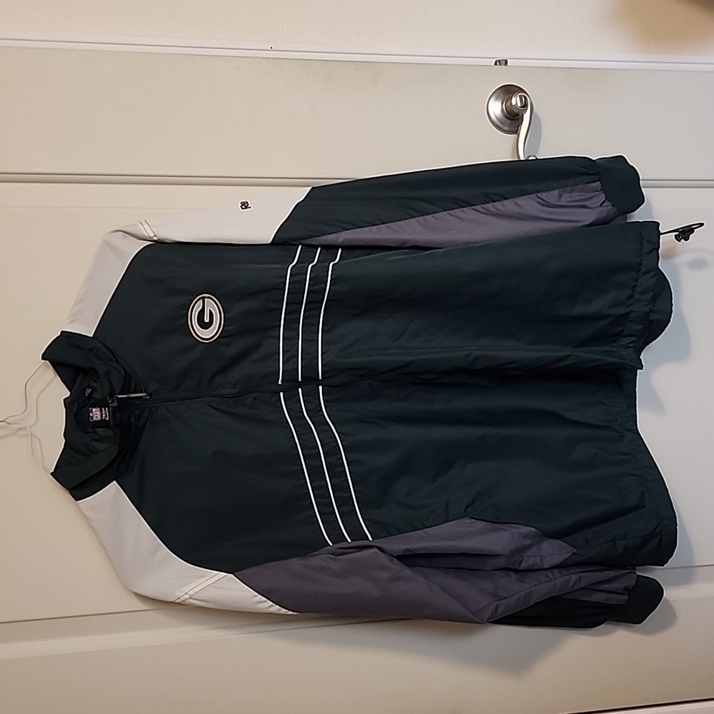 Reebok Men's Green Bay Packers Rain Jacket-XL  NEVER WORN